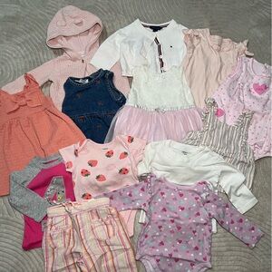 Bundle of Assorted Baby Girl Clothing Set